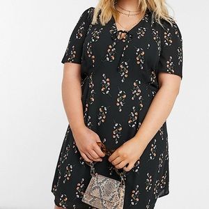 NWOT ASOS Fashion Union Plus Floral Mini Dress 20